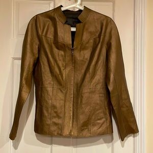 Reversible Vegan Leather Jacket